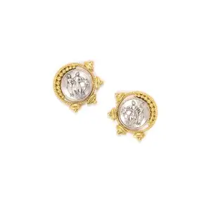 Shaya by Caratlane Ottige Earrings in Dual Plated 925 Silver for women