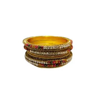 Manihaari Jewels Rajasthani Traditional Bridal Bangles Jaipuri metal kada metal Bangles Bangles set Wedding banglesitional bangles designs Modern bangle trends Bangles for special occasions (L)