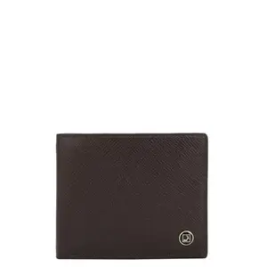 Da Milano RFID Protected Leather Wallet for Men with Card Slot - Brown