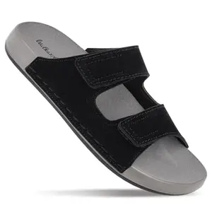 WALKAROO Women's Slip On Comfort Sandals - WLP74007 Black