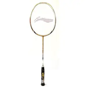 Li-Ning Li Ning NP-818 Badminton Racket with Head Badminton String Boast 65 Yellow