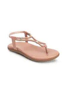 Carlton London Women sandal,Beige,UK-3