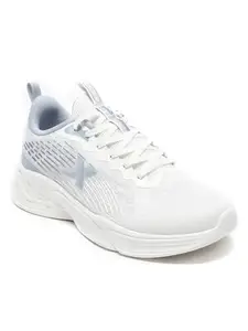 XTEP Canvas White,Light Grey Blue Running Shoes for Men Euro- 41