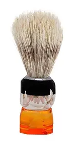 BAAL Beard Shaving Brush For Styling And Shaping Tool Shaving Brush Natural Bristles Beard Care And Styling Accessories For Men, 20 Gram, Brown, Pack of 1