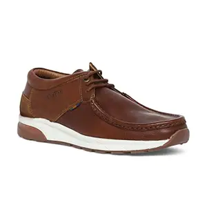 Buckaroo: Jazz Oilpul Natural Leather Tan Casual Shoes for Mens