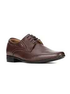 Bata Men's MASCOT DERBY Leather Brown Formal Shoes - 9 UK (8244423)