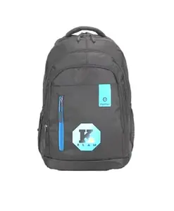 KLAM Unisex Casual Waterproof Polyester 30L Laptop Backpack School College Office Travel Bag Unisex Daypack Documents Sports bags 17.5 inches Black Bag