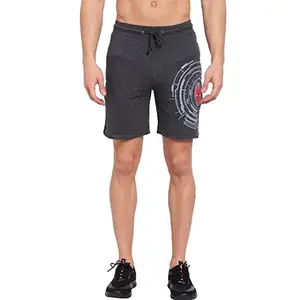 sporto Men Cotton Shorts Anthra Melange
