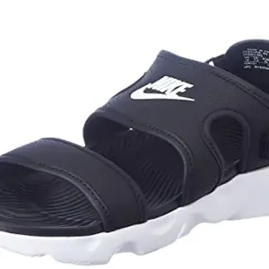 Nike Womens WMNS OWAYSIS Sandal Black/White Running Shoe - 4.5 UK (CK9283-002)