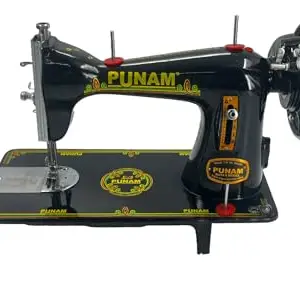 PUNAM Nutan Sewing Machine | Innovative Silai Machine For Home Tailoring & Versatile Crafting Companion For All Your Creative Projects (Nutan Tailor, Black) (Head Only)