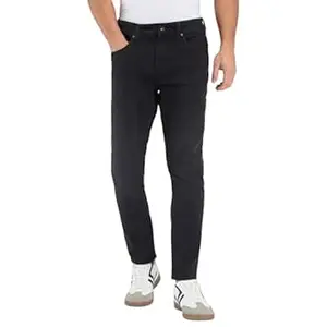 Spykar Men's Kano Slim Fit Mid-Rise Jeans (Ankle Length)