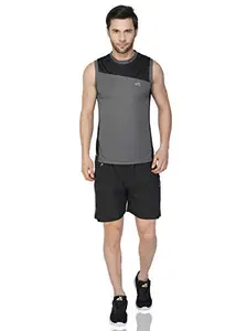Vector X Python Muscle Vest for Men's (Grey-Black)
