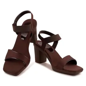 FROH FEET Women's Fashion Block Heel Sandals With Open toe Backstrap Comfortable Sole