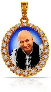 JAI GURUJI SWAROOP SMALL SIZE OVAL SHAPE PENDANT FOR MEN AND WOMEN (PACK OF 1)