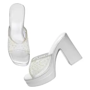 TRYME Block Heels Perfect for Every Occasion, Elegant & Fashionable Party Heel Sandals for Women & Girls