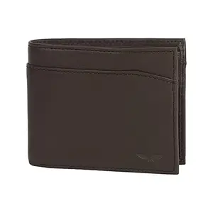 Park Avenue Mens Leather 1 Fold Wallet (Brown,Frsz)