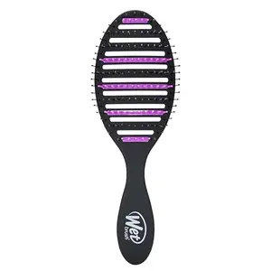 Wet Brush, Refresh and Extend Speed Dry Hair Black Detangling For All Hair Types – Removes Dirt Excess Oils and Impurities Charcoal Infused Bristles