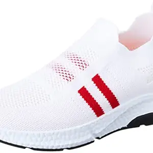 Klepe Men's Running Shoes(White Red 9 UK ST-M-2095)