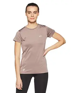 Nivia 2371-3 Hydra-6 Polyester Training Tee, Adult Small (Rose Dust)