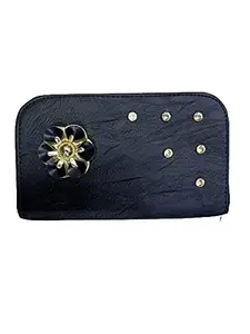 Ladies Choice Synthetic Women's Wallet Black