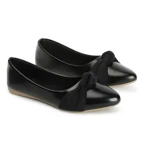 ICONICS Women Ballerina Colour-Black, Size-UK-3