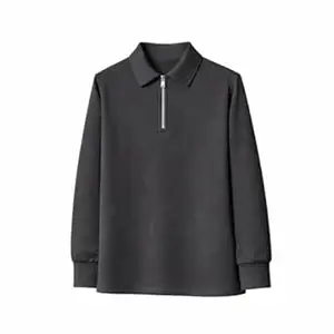 Mack Jonney Women’s Ribbed Zip Polo T-Shirt | Full Sleeve Collared Top | Camel Beige Casual Sweatshirt | Regular Fit-M7434