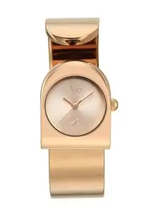Fastrack Vyb Striker with Quartz Analog Rose Gold Dial Rose Gold Strap Watch for Girls - FV60130WM01W