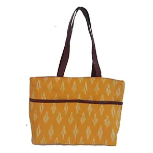 krUpa Ikkat Shoulder Bag, Office Bag, Laptop Bag, Travel Bag, Beach Bag
