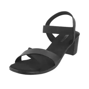 Metro Womens Synthetic Black Sandals (Size (3 UK (36 EU))