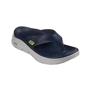 Skechers--Men's Fashion Sandals-243158-NVY-ARCH FIT UK7