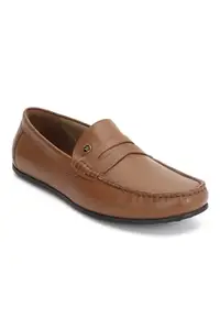 Louis Philippe Men's Tan Formal Shoes Euro- 43