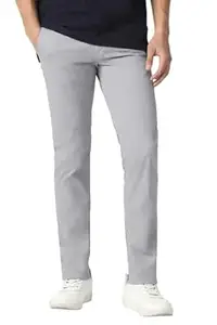 Van Heusen Men's Mid Rise Premium Cotton Slim Fit Casual Trouser Chinos