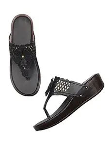 WalkTrendy Womens Synthetic Black Open Toe Heels - 4 UK (Wtwhs360_Black_37)