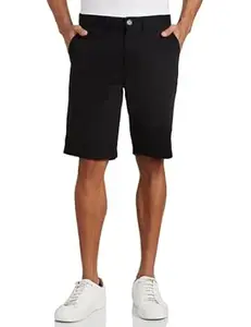 Amazon Brand - Symbol Men's Cotton Rich Stretchable Regular Fit Chino Shorts |Slant Pockets