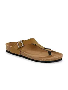 Shences MEN ORIGINAL CORK SOLE (TAN) SANDALS