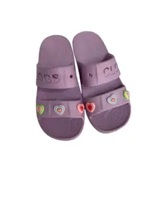 RAJU FOOTWEAR Sliders for Women|| Comfort Trendy Stylish Fashionable Slippers For Women||Flip Flops for Women||Slides for Women. (Purple, UK Footwear Size System, Adult, Women, Numeric, Medium, 5)