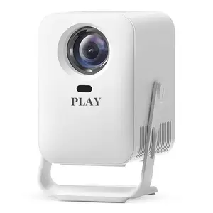 PLAY Top Note Smart Touch Interactive LCD LED Projector, Dust-Free 1080 HD Android 13.0 Mini Interactive Projector with Auto Focus & 380 Ansi Lumens for Home, Office & Classroom