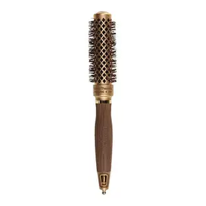 Nano Thermic Ceramic + Ion Thermal Brush 24 mm by Olivia Garden (USA) – Round Brush, Ceramic Barrel, Seamless Design, Ideal for Blow Drying, Professional Hair Brush