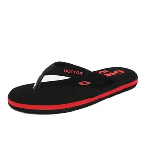 ORTHO JOY Extra Soft Doctor Ortho Slippers for men Black size-6