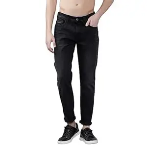 The Indian Garage Co Men Slim Fit Solid Mid-Rise Jeans