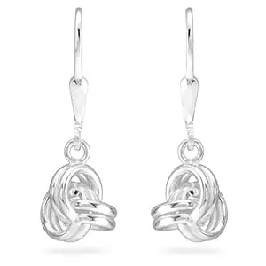 Peora 925 Sterling Silver Oxidised Anti Tarnish Small Drop CZ Studded Earrings Jewellery Collections Navratri Gift for Women Girls