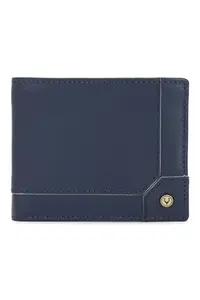 Allen Solly Men Navy Solid Leather Wallet