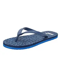 Puma Unisex-Adult Jog V3 New Navy-Vallarta Blue-White Slipper - 9 UK (38808403)
