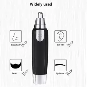 PlayKith Unisex Portable Electric Nose & Ear Hair & Eyebrow Removal Trimmer for Men & Women