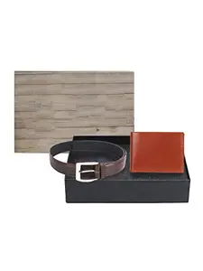 Swiss Design SDWC-125 Wallet & Belt Gift Set for Men