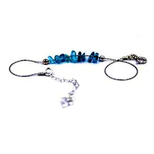 LKBEADS Apatite Bracelet with Silver Plated Clasp – 3-5mm Nugget Chips Beads – Smooth Cut – 7 inch adjustable – Healing, Fashion, Gift, Spiritual, Yoga|LK_STACK_00539