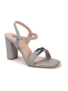 Carlton London Corlton London Women Sandal,Grey,UK-7