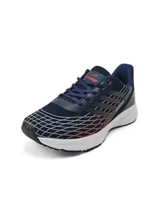 FURO Navy Blue Low Ankle Running Sports Shoes for Men (O-5032 061, 10)