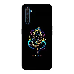 SmashItUp Ganpati/God/Ganesha Designer Printed Hard Plastic Matt Finish Mobile Case Back Cover for Realme 6