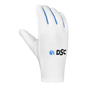 DSC Cotton Glider Inner Batting Gloves, Cricket (White), One Size